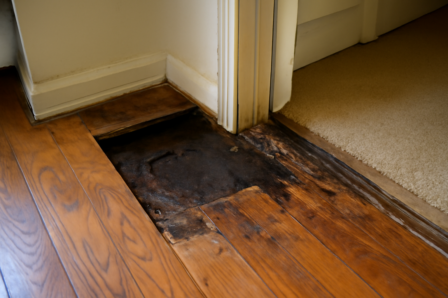Hardwood Floor Water Damage Repair in Bellefontaine, OH