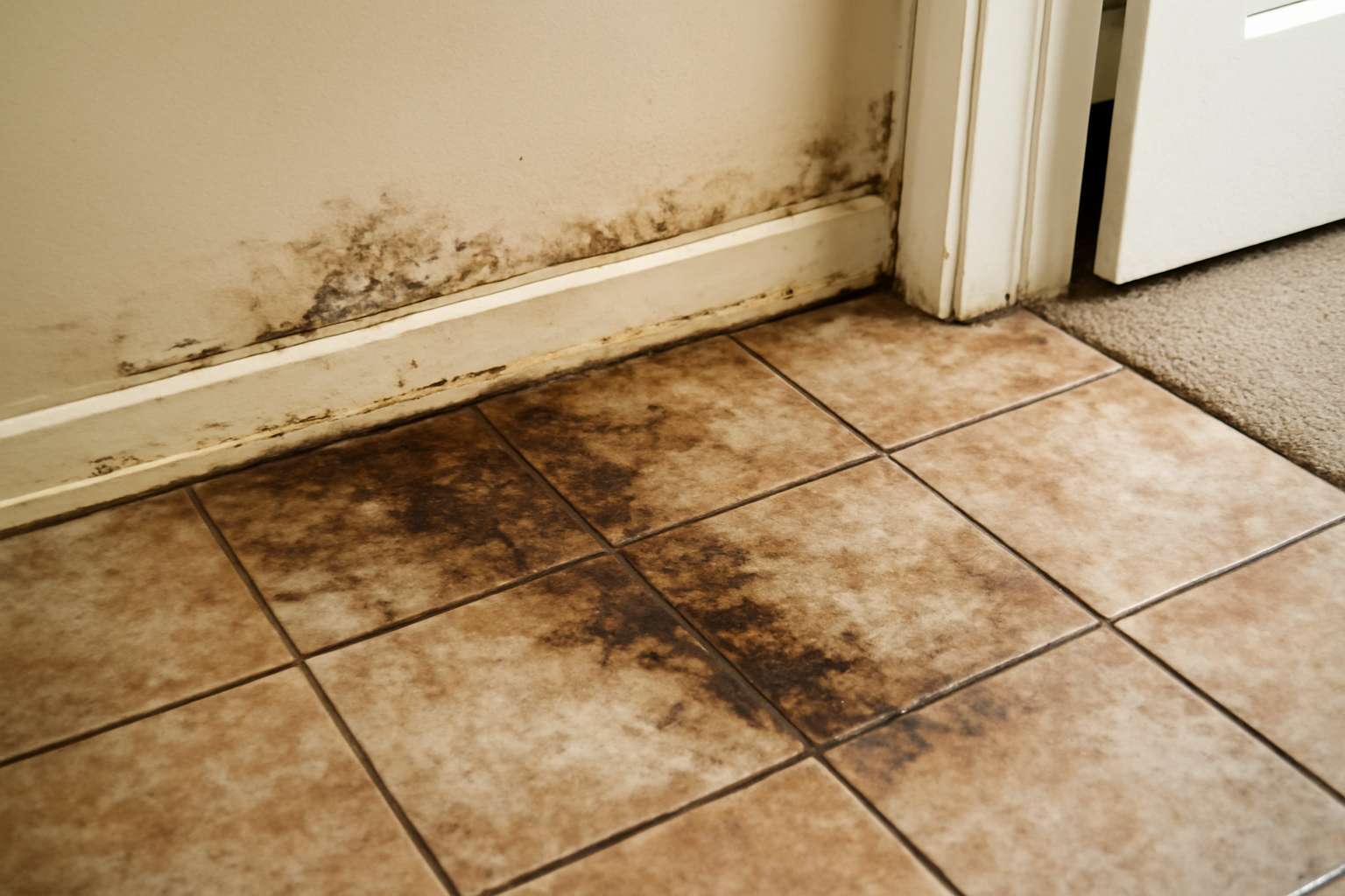 Tile Floor Water Damage Restoration in Westerville, OH